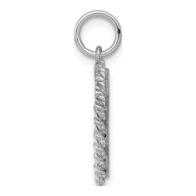 Sterling Silver Graduation Cap Diploma Disc Charm – view 3