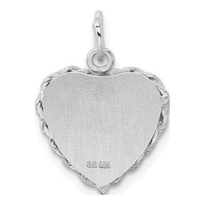 Sterling Silver Graduation Cap Diploma Disc Charm – view 4