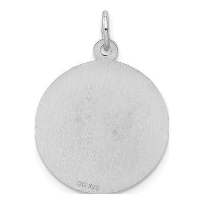 Sterling Silver Graduation Disc Pendant – view 4