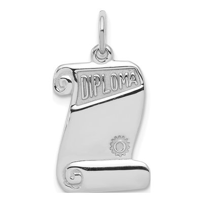 Sterling Silver Diploma Charm