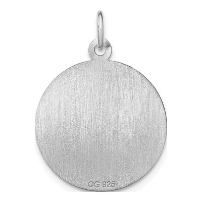 Sterling Silver Graduation Disc Pendant – view 4