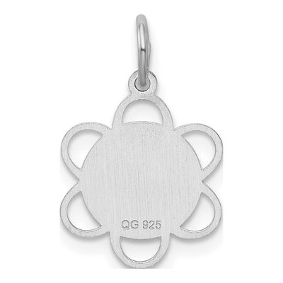 Sterling Silver Sweet Sixteen Disc Charm – view 4