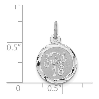 Sterling Silver Sweet Disc Pendant – view 5