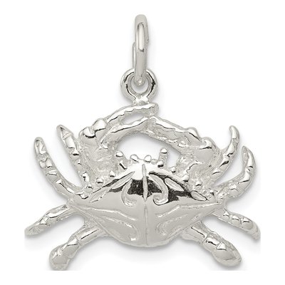 Sterling Silver Crab Charm
