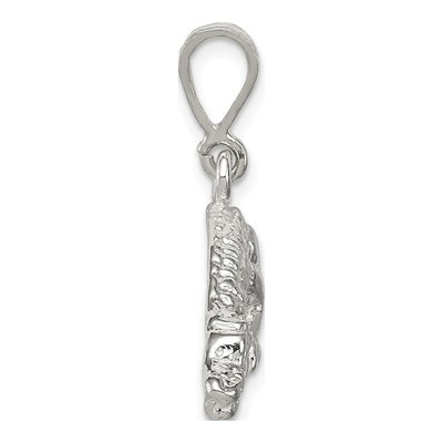 Sterling Silver Alligator Pendant – view 3
