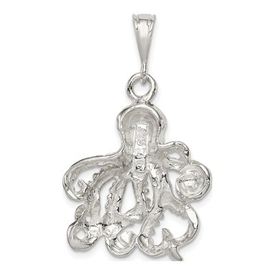 Sterling Silver Octopus Pendant – view 5