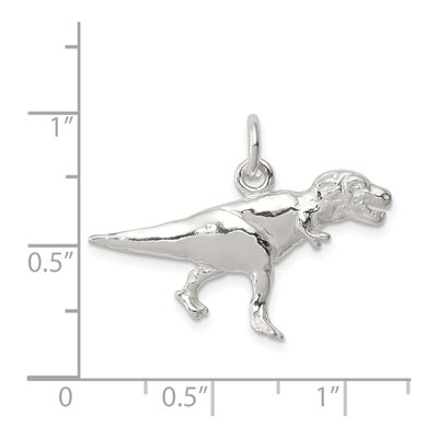 Sterling Silver T-Rex Pendant – view 3