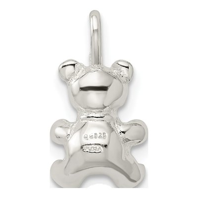 Sterling Silver Teddy Bear Charm – view 5