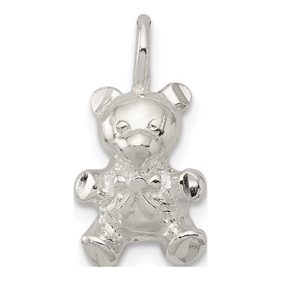 Sterling Silver Teddy Bear Charm