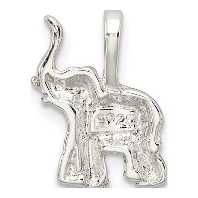 Sterling Silver Elephant Pendant – view 4