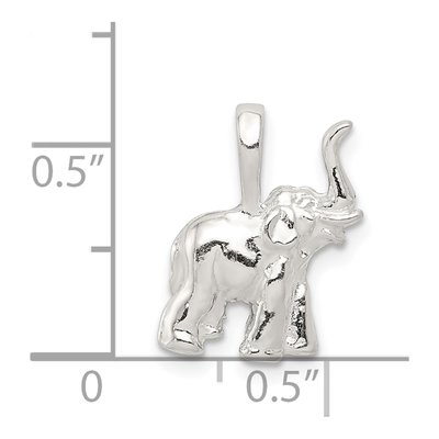Sterling Silver Elephant Pendant – view 5