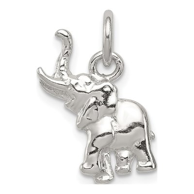 Sterling Silver Elephant Pendant