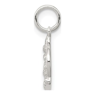 Sterling Silver Crown Pendant – view 3