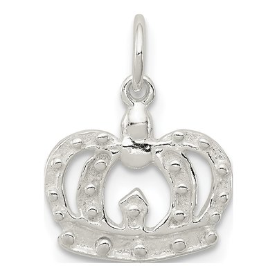 Sterling Silver Crown Pendant