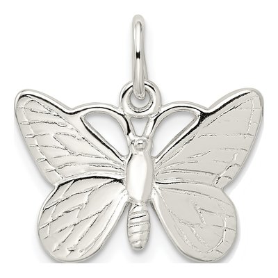 Sterling Silver Butterfly Pendant – view 5