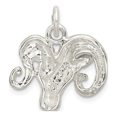 Sterling Silver Ram Pendant – view 4