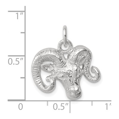 Sterling Silver Ram Pendant – view 5