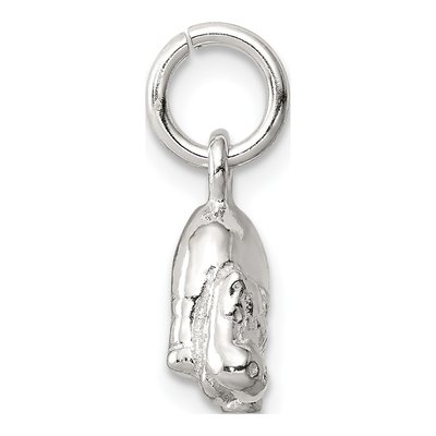 Sterling Silver Hippo Pendant – view 3