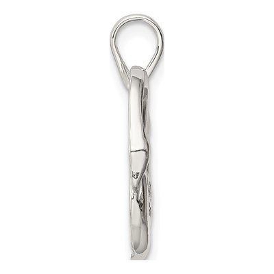 Sterling Silver Swan Pendant – view 3