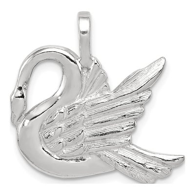 Sterling Silver Swan Pendant