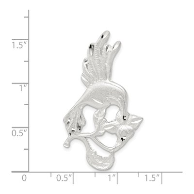 Sterling Silver Hummingbird Pendant – view 4