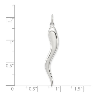 Sterling Silver Horn Pendant – view 5