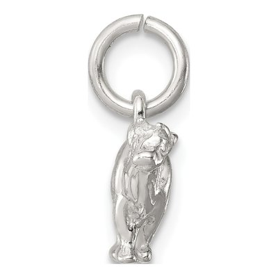 Sterling Silver Cow Pendant – view 3