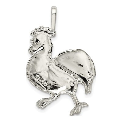 Sterling Silver Rooster Pendant – view 4