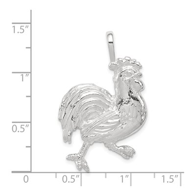 Sterling Silver Rooster Pendant – view 5