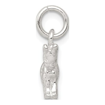Sterling Silver 3D Horse Pendant – view 3