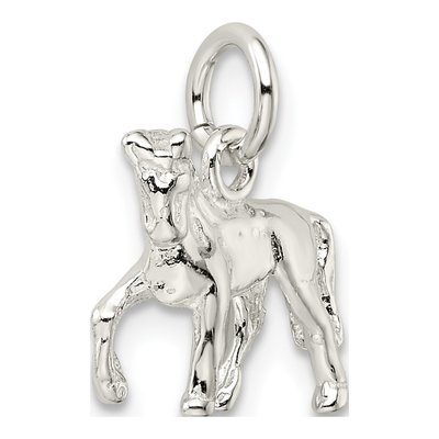 Sterling Silver 3D Horse Pendant – view 6