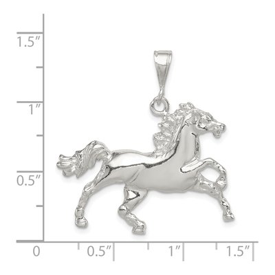 Sterling Silver Horse Pendant – view 5