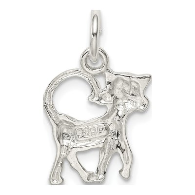 Sterling Silver Cat Pendant – view 5
