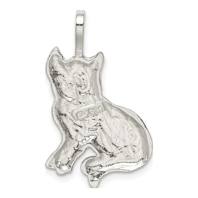 Sterling Silver Cat Pendant – view 5