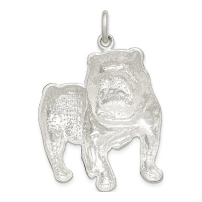 Sterling Silver Bull Dog Pendant – view 5