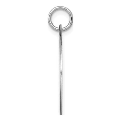 Sterling Silver Airedale Disc Charm – view 3