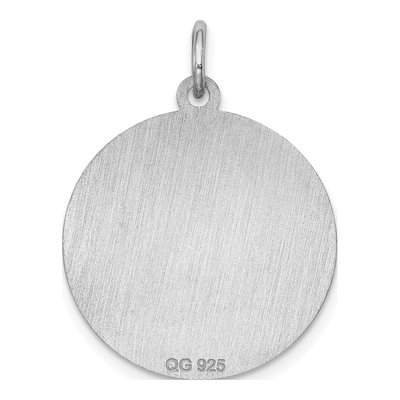 Sterling Silver Airedale Disc Charm – view 5