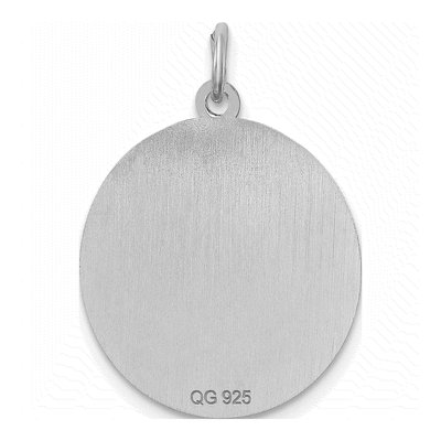Sterling Silver Collie Disc Pendant – view 5