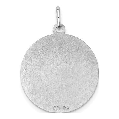Sterling Silver Great Dane Disc Pendant – view 5