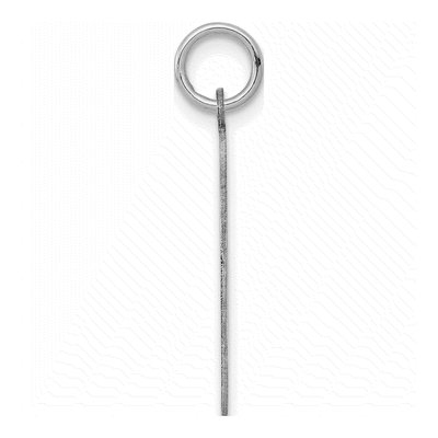 Sterling Silver Greyhound Disc Pendant – view 3
