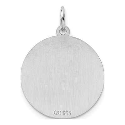 Sterling Silver Greyhound Disc Pendant – view 4