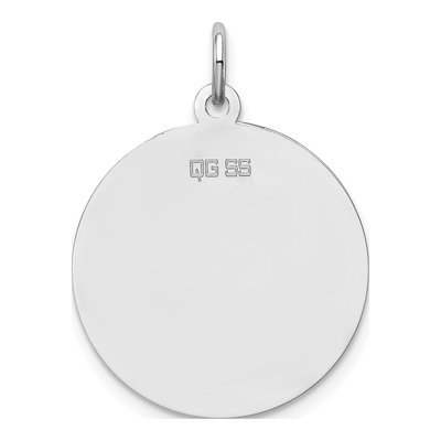 Sterling Silver Irish Setter Disc Pendant – view 5