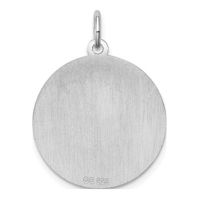 Sterling Silver Pekingese Disc Pendant – view 5