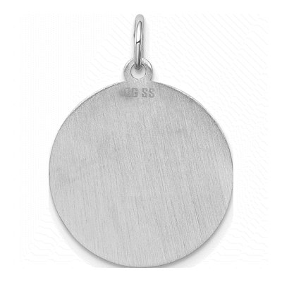 Sterling Silver Pomeranian Disc Pendant – view 5