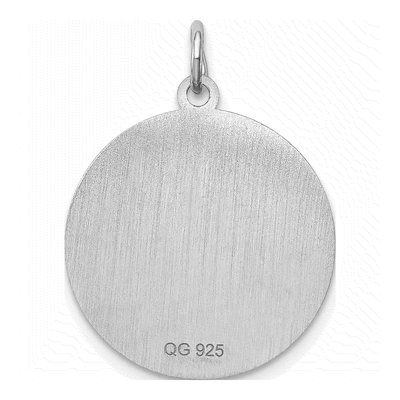 Sterling Silver Poodle Disc Charm – view 5