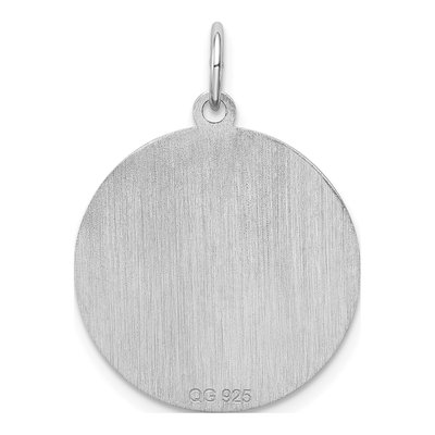 Sterling Silver Schnauzer Disc Pendant – view 5