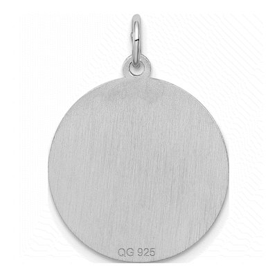 Sterling Silver Shih Tzu Disc Pendant – view 5