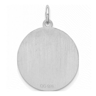 Sterling Silver Siberian Husky Disc Charm – view 5
