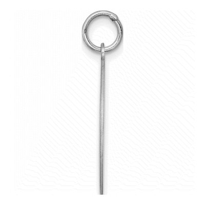 Sterling Silver Weimaraner Disc Pendant – view 3