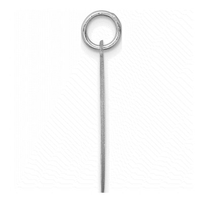 Sterling Silver Westie Disc Charm – view 3